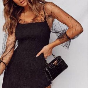 Princess Polly Black Mini Dress